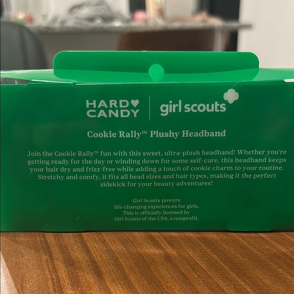 Hard Candy Girl Scouts Cookie Rally Plushy Headband. Ltd Edition. Thin Mint. NIB - Picture 4 of 10